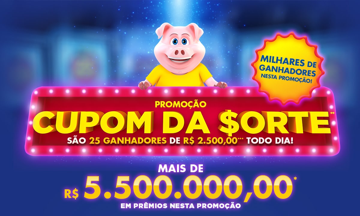 Promoção Cupom da Sorte